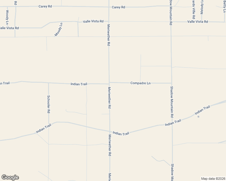 map of restaurants, bars, coffee shops, grocery stores, and more near 82959 Compadre Lane in Twentynine Palms