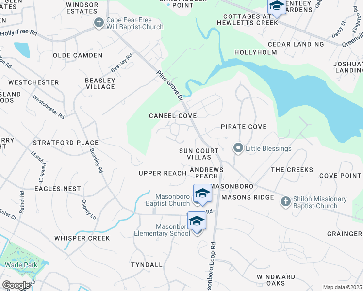 map of restaurants, bars, coffee shops, grocery stores, and more near 5400 Ibis Court in Wilmington