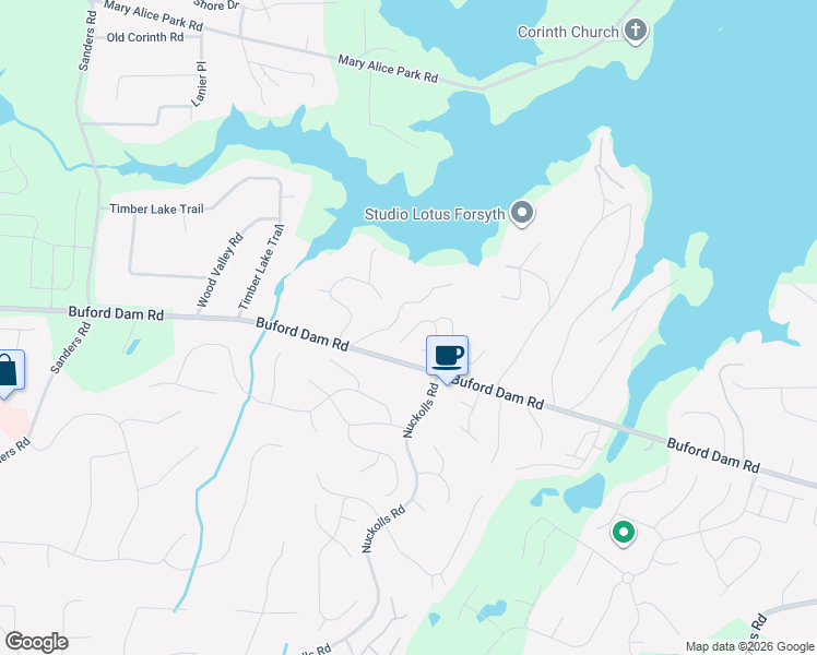 map of restaurants, bars, coffee shops, grocery stores, and more near 1790 Habersham Villa Drive in Cumming