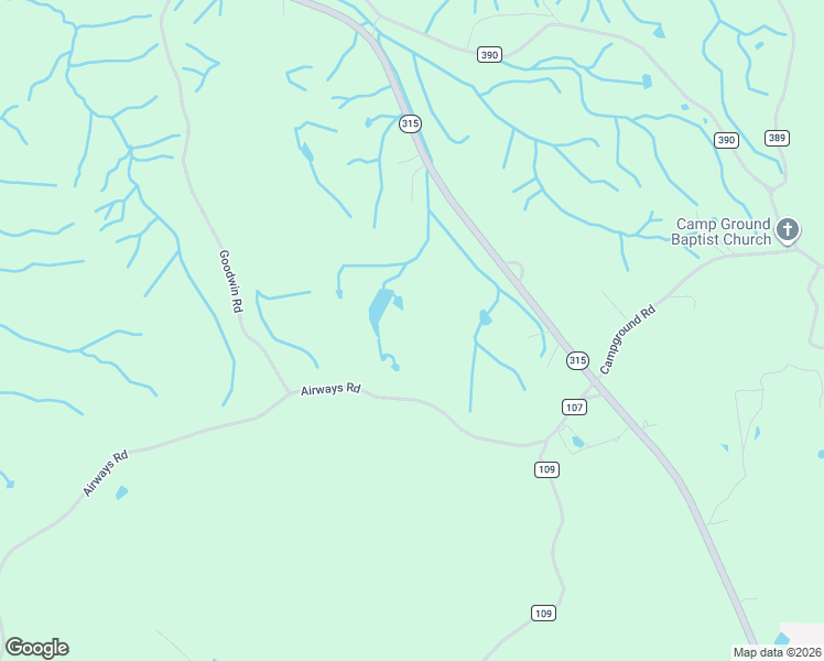 map of restaurants, bars, coffee shops, grocery stores, and more near 315-677 Airways Road in Water Valley