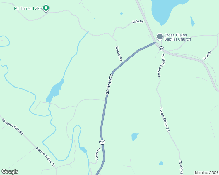 map of restaurants, bars, coffee shops, grocery stores, and more near 3264 Tanners Mill Road in Gainesville