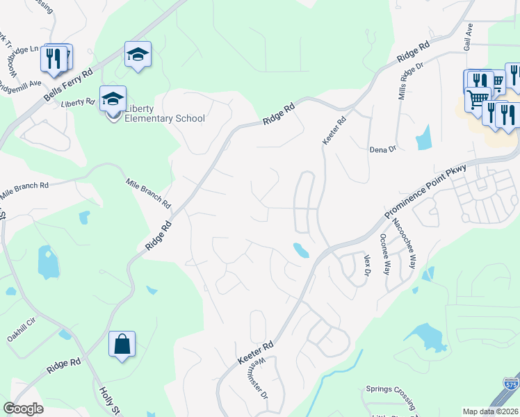 map of restaurants, bars, coffee shops, grocery stores, and more near 312 Garden Circle in Canton