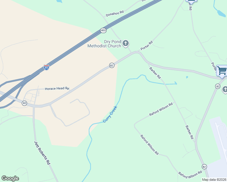 map of restaurants, bars, coffee shops, grocery stores, and more near 1095 Dry Pond Road in Jefferson