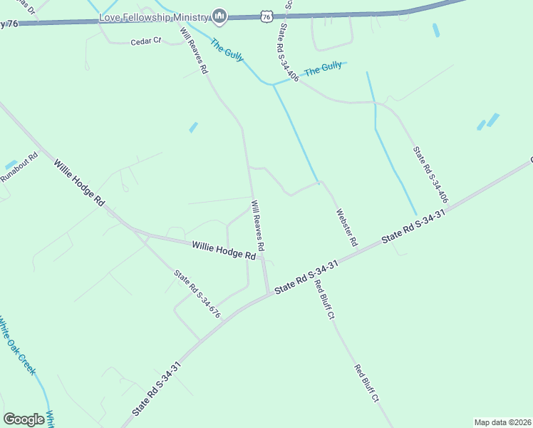 map of restaurants, bars, coffee shops, grocery stores, and more near 702 Will Reaves Road in Mullins