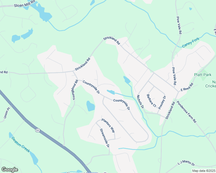 map of restaurants, bars, coffee shops, grocery stores, and more near 4614 Pond House Road in Flowery Branch