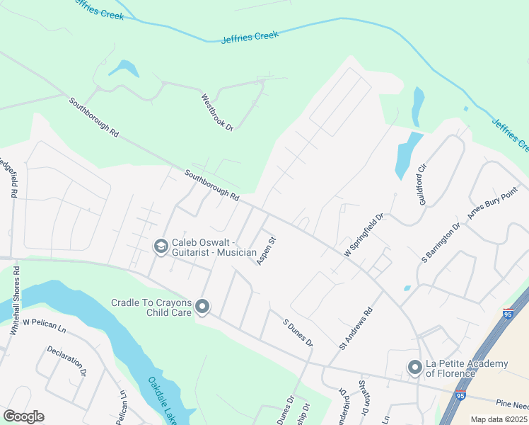 map of restaurants, bars, coffee shops, grocery stores, and more near 3794 Southborough Road in Florence