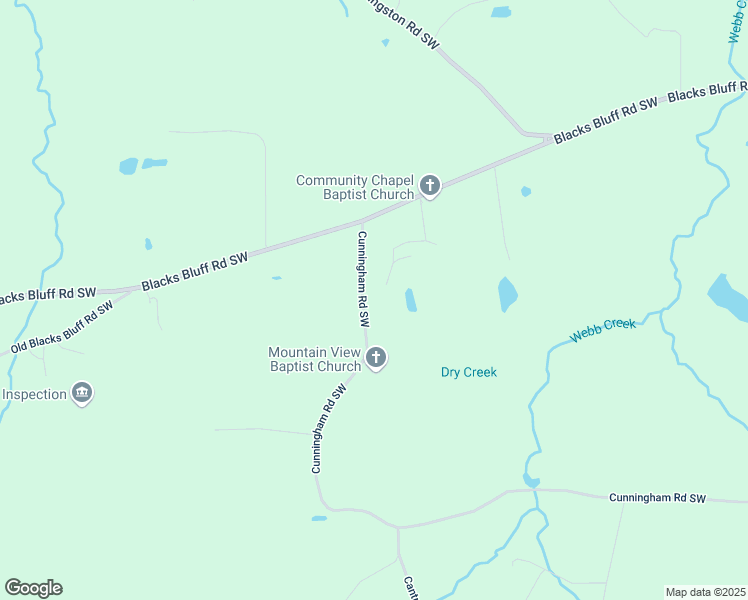 map of restaurants, bars, coffee shops, grocery stores, and more near 2043 Cunningham Road Southwest in Rome