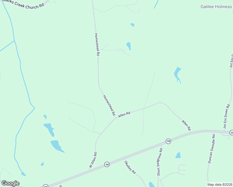 map of restaurants, bars, coffee shops, grocery stores, and more near 70 Homestead Road in Danielsville