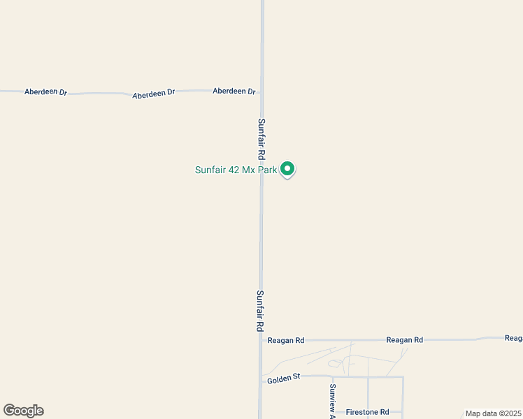 map of restaurants, bars, coffee shops, grocery stores, and more near Sunfair Road in Joshua Tree