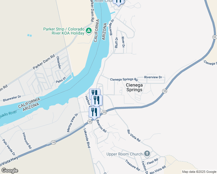 map of restaurants, bars, coffee shops, grocery stores, and more near 31602 Storage Place Road in Parker