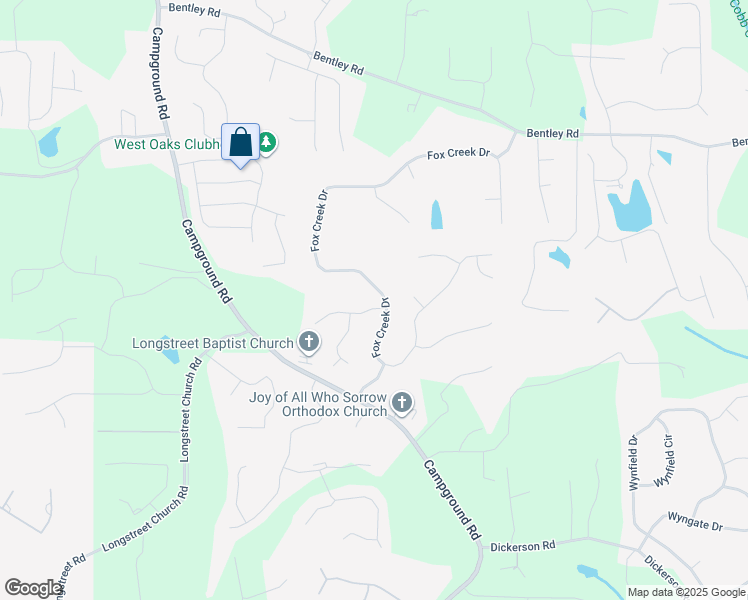 map of restaurants, bars, coffee shops, grocery stores, and more near 6810 Black Fox Lane in Cumming