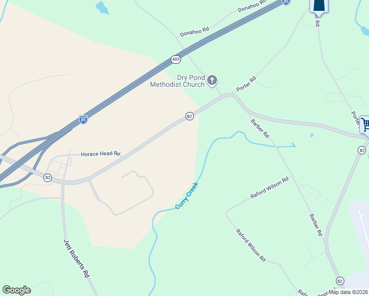 map of restaurants, bars, coffee shops, grocery stores, and more near 1095 Dry Pond Road in Jefferson