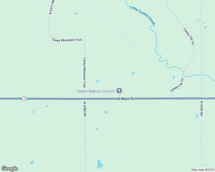 map of restaurants, bars, coffee shops, grocery stores, and more near 438245 State Highway 3 in Fort Towson