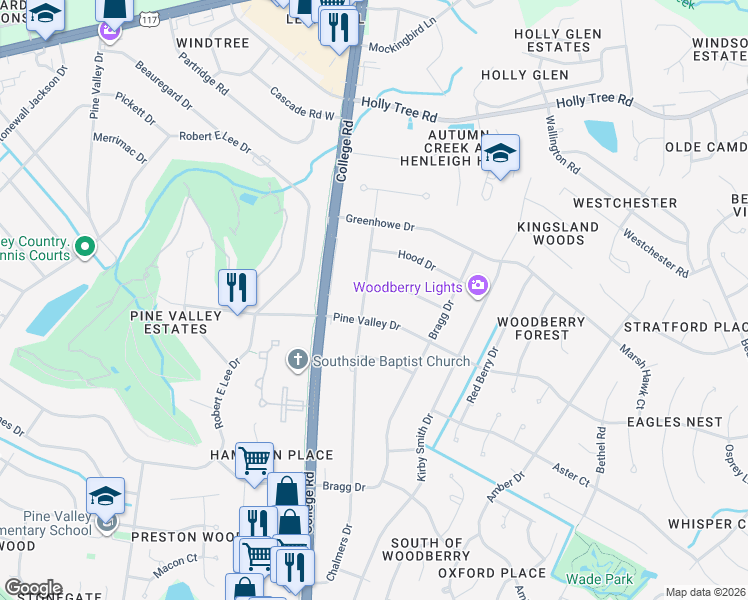 map of restaurants, bars, coffee shops, grocery stores, and more near 910 Reilly Drive in Wilmington