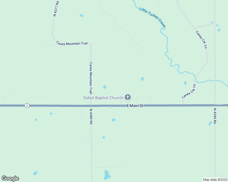 map of restaurants, bars, coffee shops, grocery stores, and more near 438245 State Highway 3 in Fort Towson