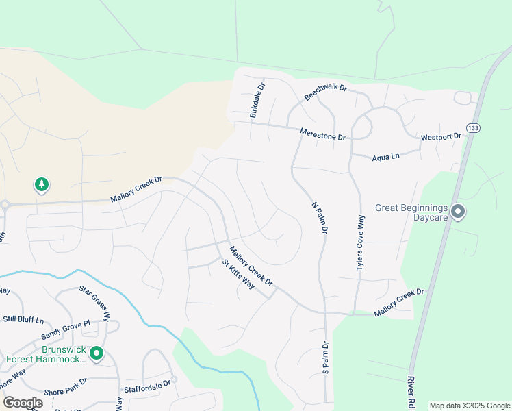 map of restaurants, bars, coffee shops, grocery stores, and more near 1177 Needleleaf Drive in Winnabow