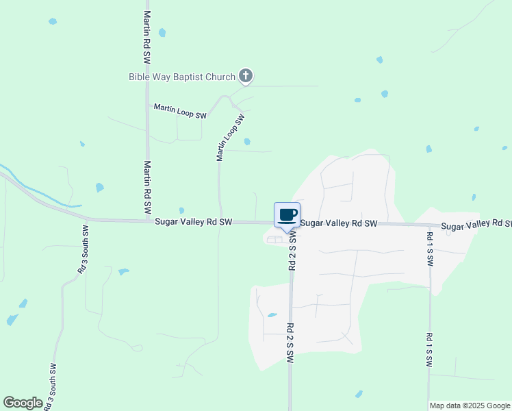 map of restaurants, bars, coffee shops, grocery stores, and more near 1100 Sugar Valley Road Southwest in Cartersville