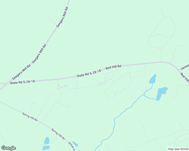 map of restaurants, bars, coffee shops, grocery stores, and more near 1521 Red Hill Road in Camden