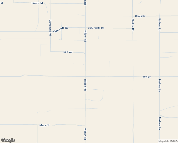 map of restaurants, bars, coffee shops, grocery stores, and more near 3659 Wilson Road in Twentynine Palms
