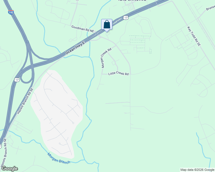 map of restaurants, bars, coffee shops, grocery stores, and more near 7765 Little Beaver Court Southeast in Leland