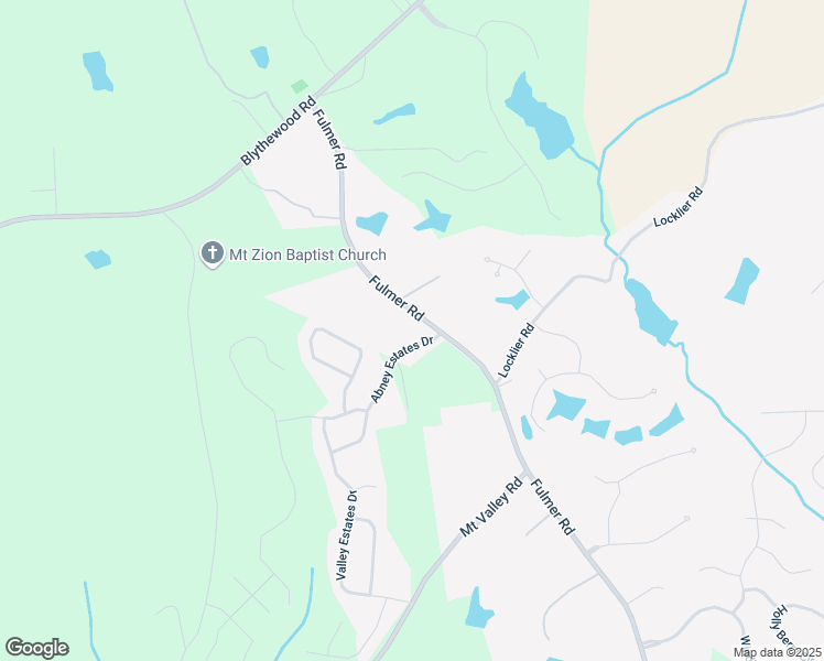 map of restaurants, bars, coffee shops, grocery stores, and more near 1833 Fulmer Road in Blythewood