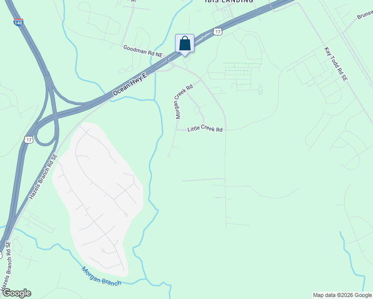 map of restaurants, bars, coffee shops, grocery stores, and more near 7765 Little Beaver Court Southeast in Leland