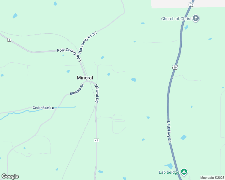 map of restaurants, bars, coffee shops, grocery stores, and more near 390 Mineral Road in Gillham