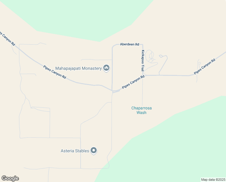 map of restaurants, bars, coffee shops, grocery stores, and more near 55138 Pipes Canyon Road in Yucca Valley