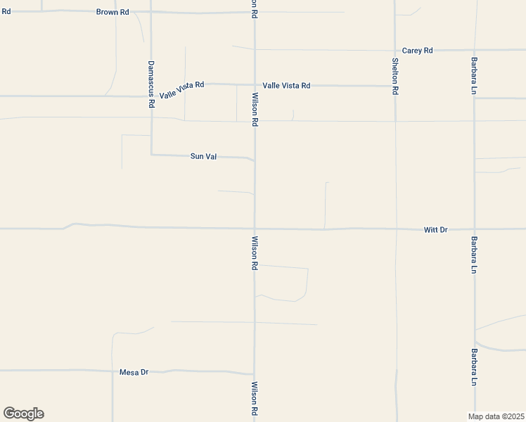 map of restaurants, bars, coffee shops, grocery stores, and more near 3659 Wilson Road in Twentynine Palms