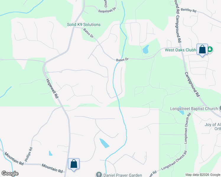 map of restaurants, bars, coffee shops, grocery stores, and more near 723 Creekside Bend in Alpharetta