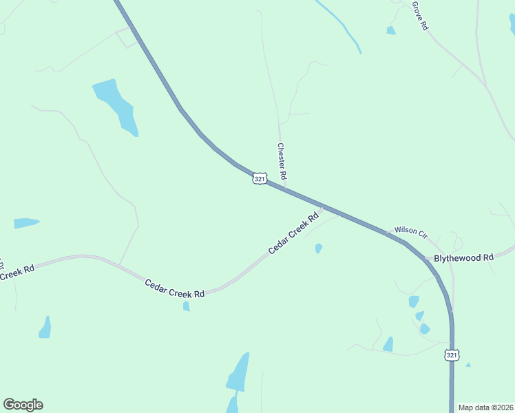 map of restaurants, bars, coffee shops, grocery stores, and more near 8399 Winnsboro Road in Blythewood