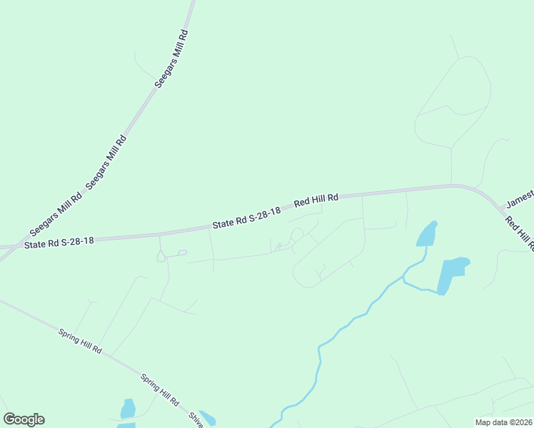 map of restaurants, bars, coffee shops, grocery stores, and more near 1521 Red Hill Road in Camden