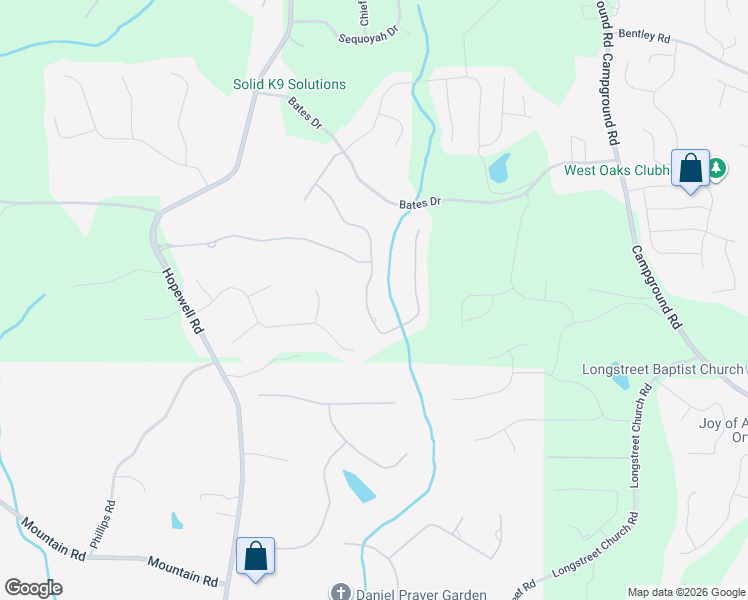 map of restaurants, bars, coffee shops, grocery stores, and more near 723 Creekside Bend in Alpharetta