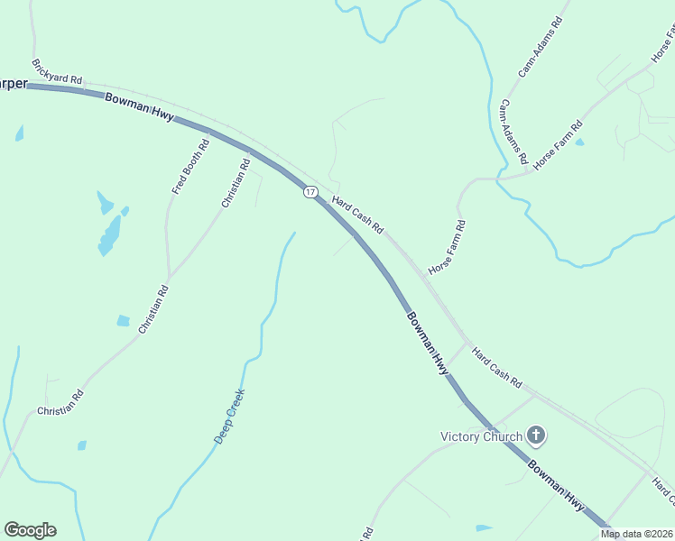 map of restaurants, bars, coffee shops, grocery stores, and more near 2609 Bowman Highway in Dewy Rose