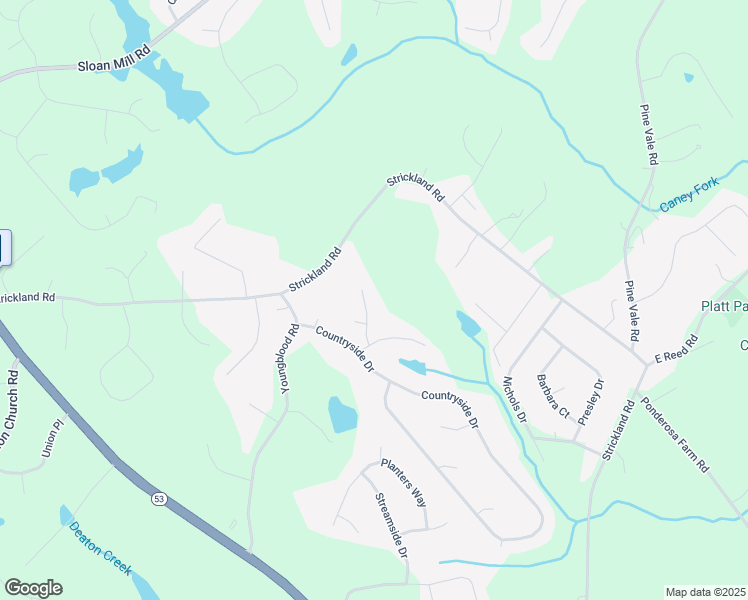 map of restaurants, bars, coffee shops, grocery stores, and more near 4616 Villager Trail in Flowery Branch