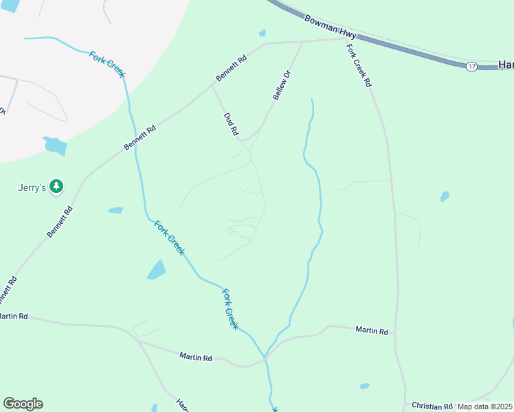 map of restaurants, bars, coffee shops, grocery stores, and more near 2251 Bellew Drive in Bowman