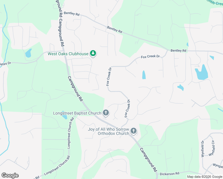 map of restaurants, bars, coffee shops, grocery stores, and more near 6720 Fox Creek Drive in Cumming