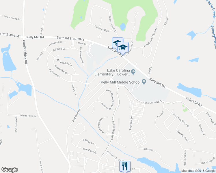 map of restaurants, bars, coffee shops, grocery stores, and more near 3 Red Maple Court in Columbia
