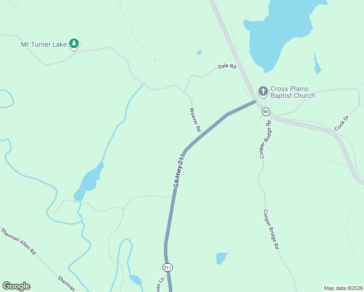 map of restaurants, bars, coffee shops, grocery stores, and more near 3232 Tanners Mill Road in Gainesville