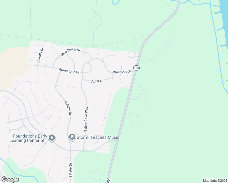 map of restaurants, bars, coffee shops, grocery stores, and more near 311 Island Cove Court in Winnabow