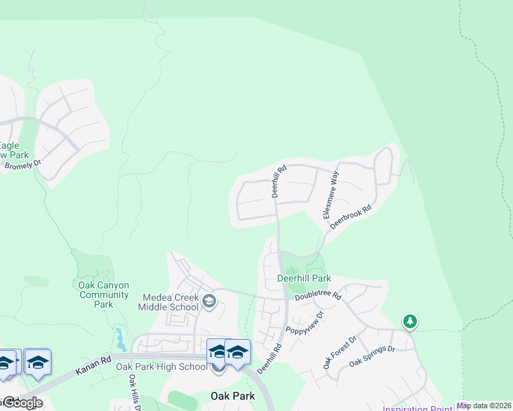 map of restaurants, bars, coffee shops, grocery stores, and more near 6072 Mandeville Place in Oak Park