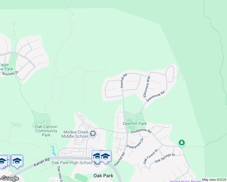 map of restaurants, bars, coffee shops, grocery stores, and more near 6072 Mandeville Place in Oak Park