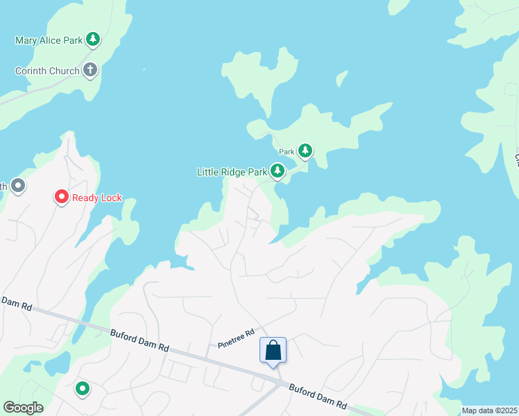 map of restaurants, bars, coffee shops, grocery stores, and more near 3200 Rim Cove Drive in Cumming
