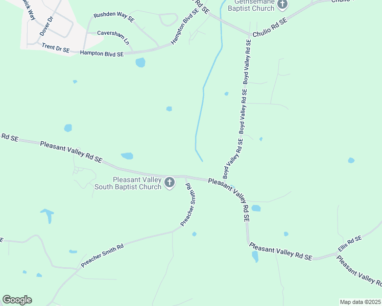 map of restaurants, bars, coffee shops, grocery stores, and more near 745 Pleasant Valley Road Southeast in Silver Creek