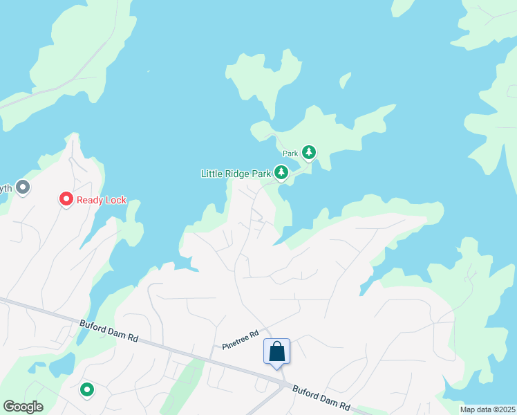 map of restaurants, bars, coffee shops, grocery stores, and more near 3200 Rim Cove Drive in Cumming
