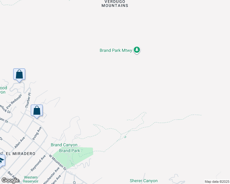 map of restaurants, bars, coffee shops, grocery stores, and more near in Glendale