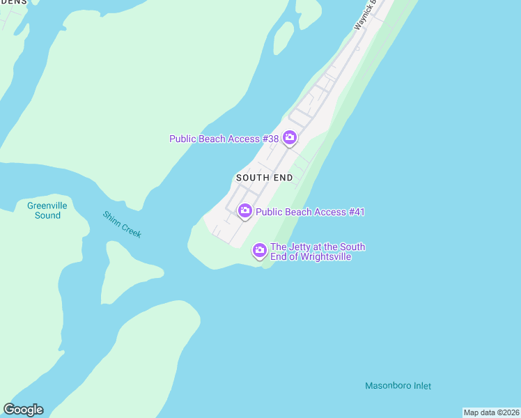 map of restaurants, bars, coffee shops, grocery stores, and more near 827 South Lumina Avenue in Wrightsville Beach