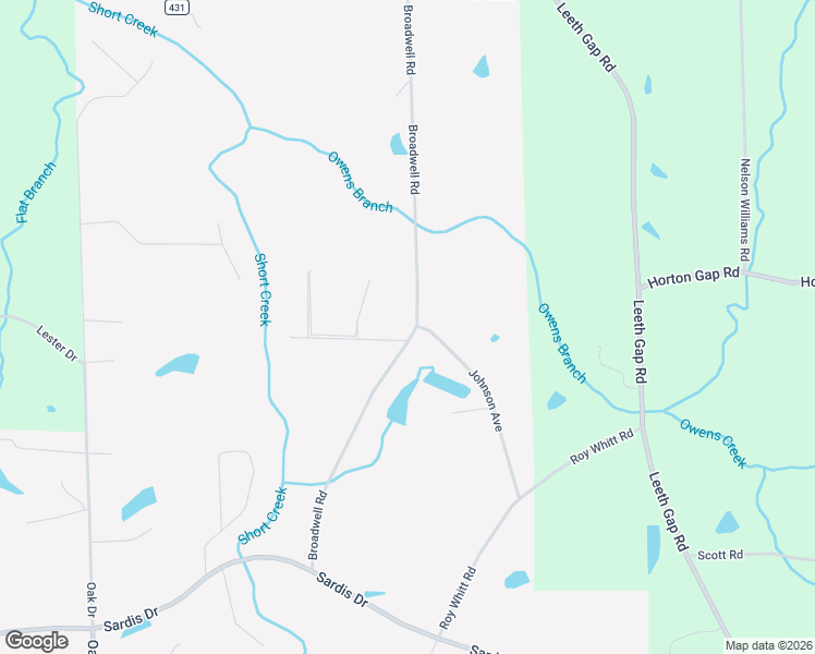 map of restaurants, bars, coffee shops, grocery stores, and more near 600 Johnson Avenue in Sardis City