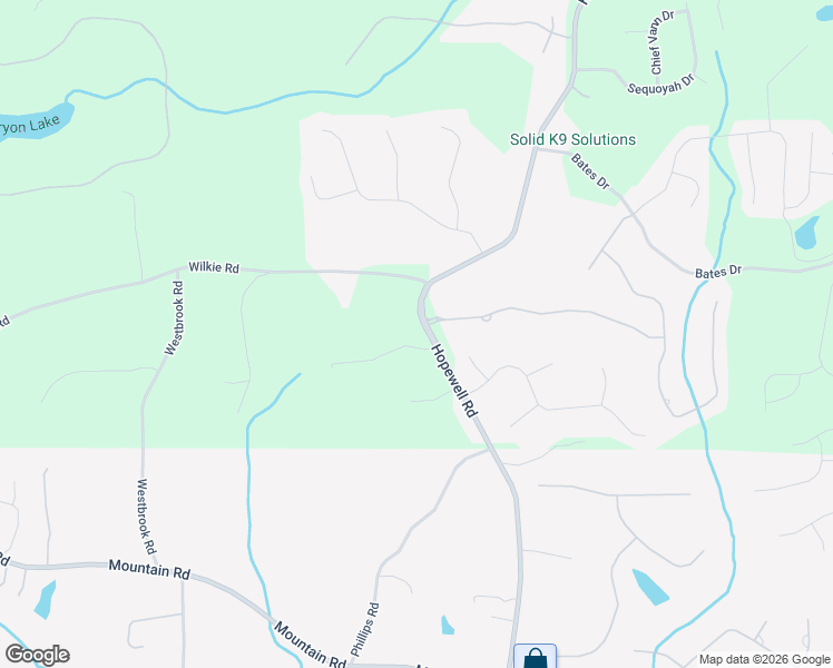 map of restaurants, bars, coffee shops, grocery stores, and more near 4100 Holbrook Campground Road in Alpharetta