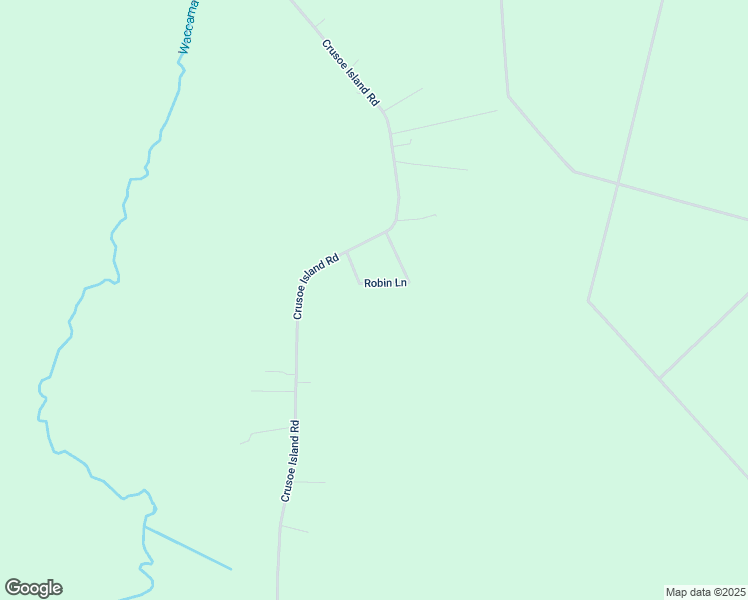 map of restaurants, bars, coffee shops, grocery stores, and more near 126 Robin Lane in Whiteville